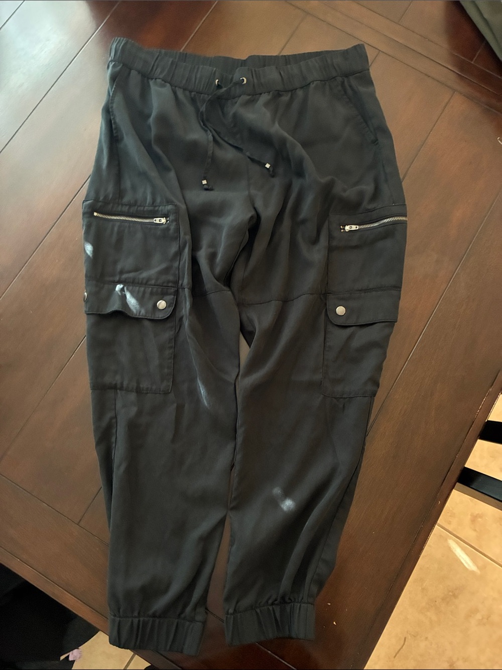 Banana Republic Black Cargo Jogger Pants
